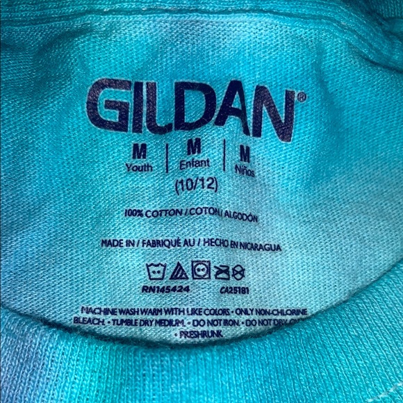 3 for $20 / Blue Tie Dye T-Shirt (M) - Picture 2 of 2